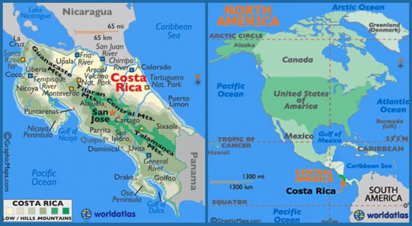 Costa Rica Map
